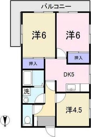 メゾンソレイユの物件間取画像